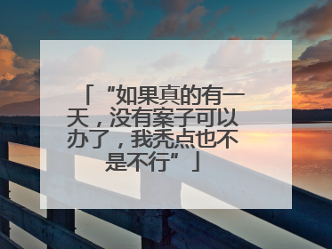 “如果真的有一天，没有案子可以办了，我秃点也不是不行”