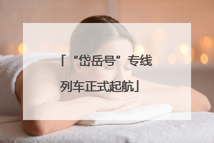 “岱岳号”专线列车正式起航