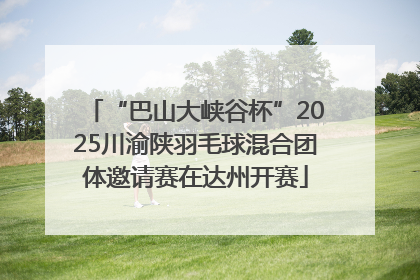 “巴山大峡谷杯”2025川渝陕羽毛球混合团体邀请赛在达州开赛