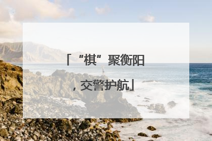 “棋”聚衡阳，交警护航