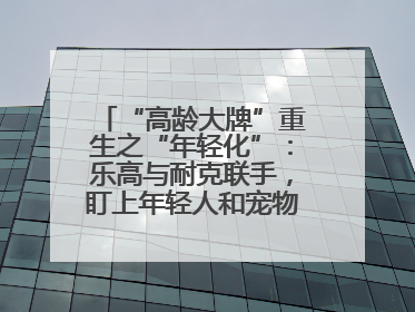 “高龄大牌”重生之“年轻化”：乐高与耐克联手，盯上年轻人和宠物的钱包