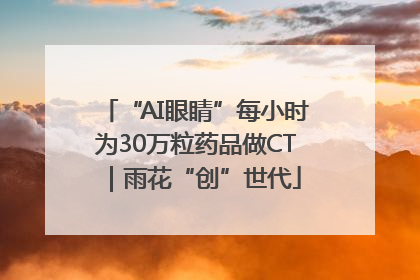 “AI眼睛”每小时为30万粒药品做CT｜雨花“创”世代