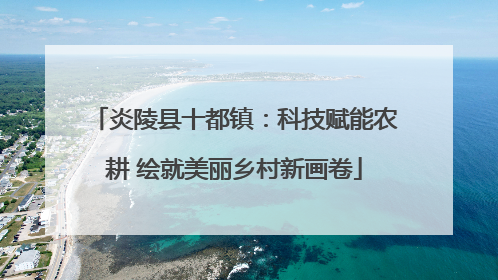 炎陵县十都镇：科技赋能农耕 绘就美丽乡村新画卷