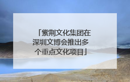 紫荆文化集团在深圳文博会推出多个重点文化项目