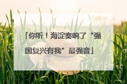 你听！海淀奏响了“强国复兴有我”最强音