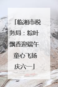 临湘市税务局:粽叶飘香迎端午 童心飞扬庆六一