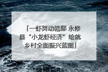 一虾舞动赣鄱 永修县“小龙虾经济”绘就乡村全面振兴蓝图