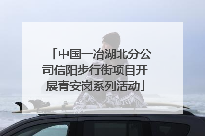 中国一冶湖北分公司信阳步行街项目开展青安岗系列活动