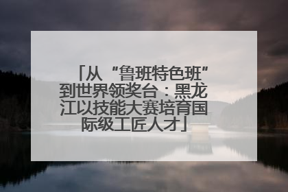 从“鲁班特色班”到世界领奖台：黑龙江以技能大赛培育国际级工匠人才