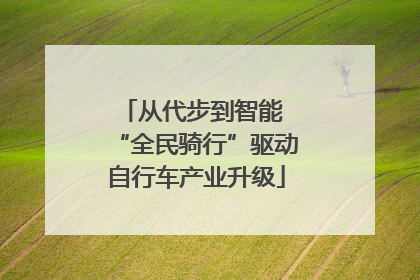 从代步到智能 “全民骑行”驱动自行车产业升级