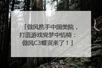 傲风携手中国美院，打造游戏党梦中情椅：傲风C3蝶翼来了！