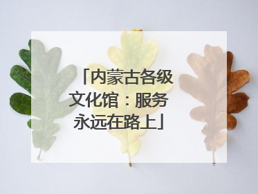 内蒙古各级文化馆：服务永远在路上