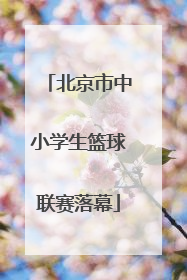 北京市中小学生篮球联赛落幕