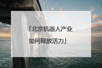 北京机器人产业如何释放活力