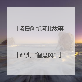 场景创新河北故事丨码头“智慧风”