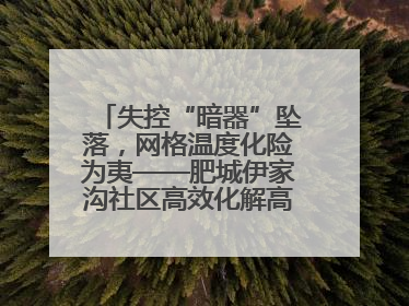 失控“暗器”坠落，网格温度化险为夷——肥城伊家沟社区高效化解高空坠物危机