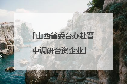 山西省委台办赴晋中调研台资企业