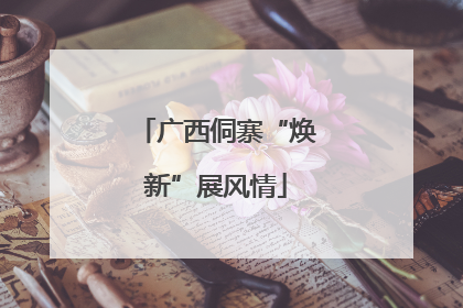广西侗寨“焕新”展风情