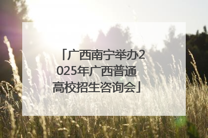 广西南宁举办2025年广西普通高校招生咨询会