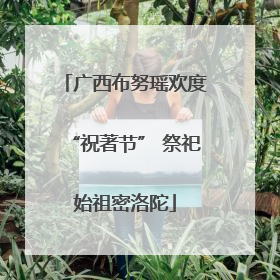 广西布努瑶欢度“祝著节” 祭祀始祖密洛陀