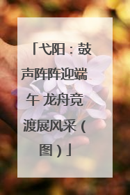 弋阳：鼓声阵阵迎端午 龙舟竞渡展风采（图）