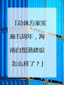总体方案实施五周年，海南自贸港建设怎么样了？