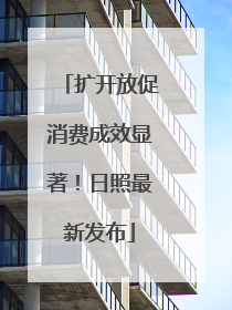 扩开放促消费成效显著！日照最新发布
