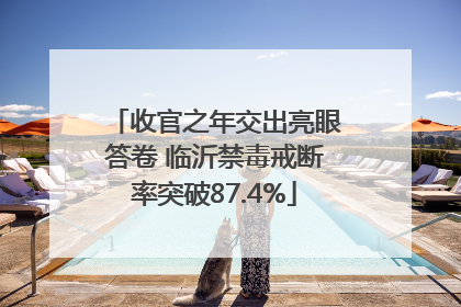 收官之年交出亮眼答卷 临沂禁毒戒断率突破87.4%