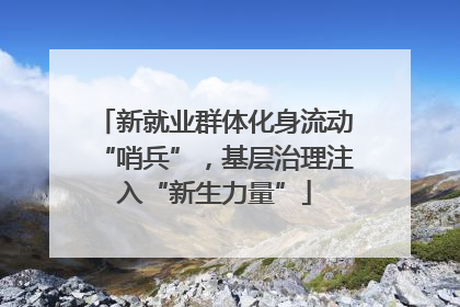 新就业群体化身流动“哨兵”，基层治理注入“新生力量”