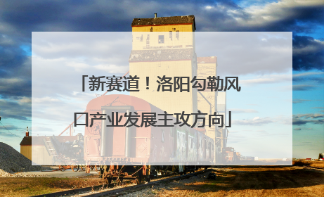 新赛道！洛阳勾勒风口产业发展主攻方向