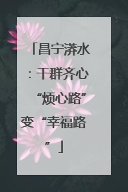 昌宁漭水：干群齐心“烦心路”变“幸福路”