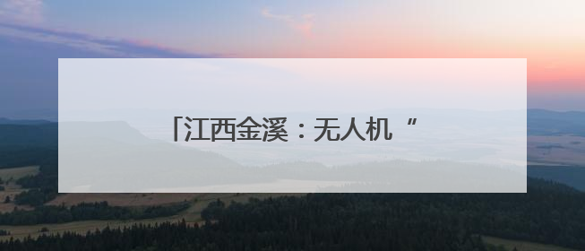 江西金溪：无人机“飞防”破丘陵植保难题 守护万亩早稻丰收