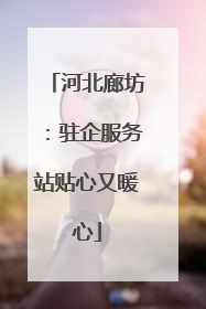 河北廊坊：驻企服务站贴心又暖心