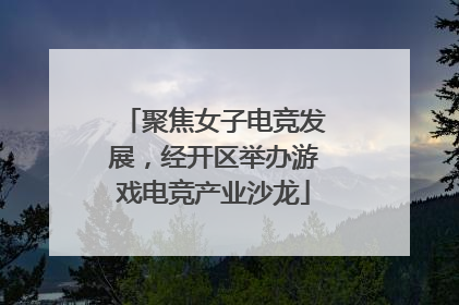 聚焦女子电竞发展，经开区举办游戏电竞产业沙龙