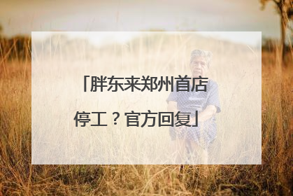 胖东来郑州首店停工？官方回复