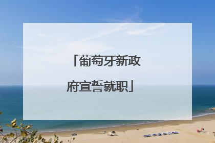 葡萄牙新政府宣誓就职