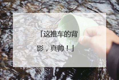 这推车的背影，真帅！