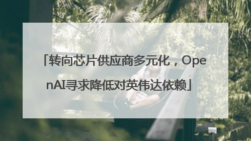转向芯片供应商多元化，OpenAI寻求降低对英伟达依赖