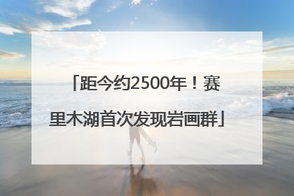 距今约2500年！赛里木湖首次发现岩画群