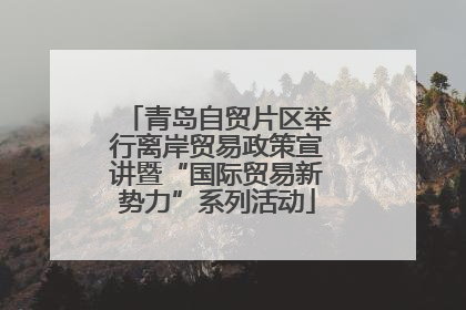 青岛自贸片区举行离岸贸易政策宣讲暨“国际贸易新势力”系列活动