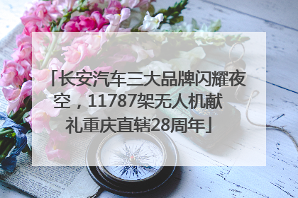 长安汽车三大品牌闪耀夜空，11787架无人机献礼重庆直辖28周年