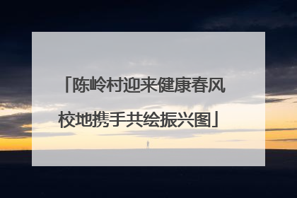 陈岭村迎来健康春风 校地携手共绘振兴图