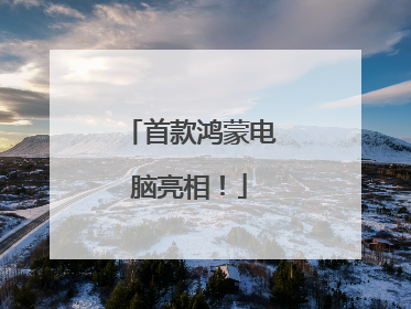 首款鸿蒙电脑亮相！