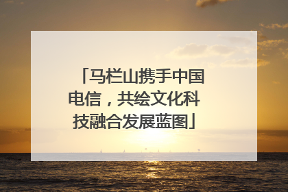 马栏山携手中国电信，共绘文化科技融合发展蓝图