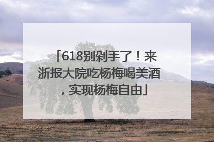 618别剁手了！来浙报大院吃杨梅喝美酒，实现杨梅自由